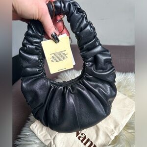 NANUSHKA - Anja Baguette - Mini Black Purse